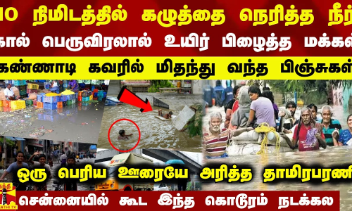 10 நிமிடத்தில் கழுத்தை நெரித்த நீர்.. கண்ணாடி கவரில் மிதந்து வந்த பிஞ்சுகள்.. ஊரையே அரித்த தாமிரபரணி