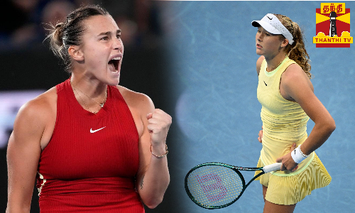 ஆஸி. ஓபன் கிராண்ட்ஸ்லாம் டென்னிஸ் தொடர்.. அரையிறுதியில் கால்பதித்தார் சபலென்கா