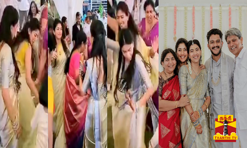 சகோதரி நிச்சயதார்த்த விழாவில் நடனமாடிய சாய் பல்லவி