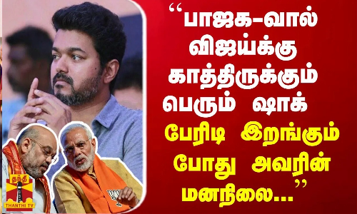 ``பாஜக-வால் விஜய்க்கு காத்திருக்கும் பெரும் ஷாக் - பேரிடி இறங்கும் போது அவரின் மனநிலை...“