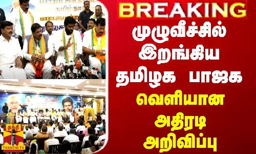 BREAKING || நாடாளுமன்ற தேர்தலுக்காக 38 குழுக்கள் - முழுவீச்சில் தமிழக பாஜக