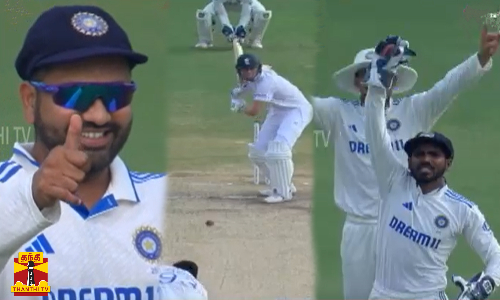 ரிவியூ எடுக்க ரோகித்தை வலியுறுத்திய குல்தீப்/மறுப்பு தெரிவித்து குல்தீப்பை பார்த்த ரோகித்/