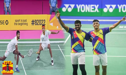 பிரெஞ்சு ஓபன் பேட்மிண்டன் தொடர்.. இறுதிப்போட்டிக்கு சாத்விக் - சிராக் ஜோடி முன்னேற்றம்