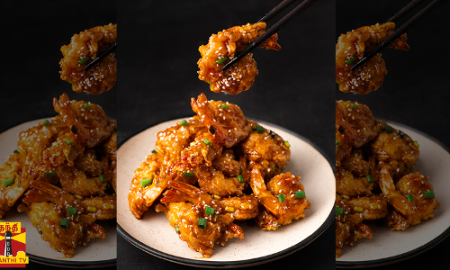 சர்வதேச சமையல் - Chinese Crispy Honey Prawns  நம்ம வீட்டு கிச்சனில் ஃபாரின் ரெசிபி...