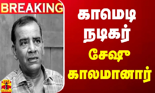 திரைப்பட காமெடி நடிகர் சேஷு காலமானார்..!