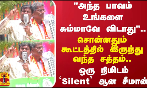 அந்த பாவம் உங்களை சும்மாவே விடாது..சீமான் சொன்னதும் கூட்டத்தில் இருந்து வந்த சத்தம்..| Seeman