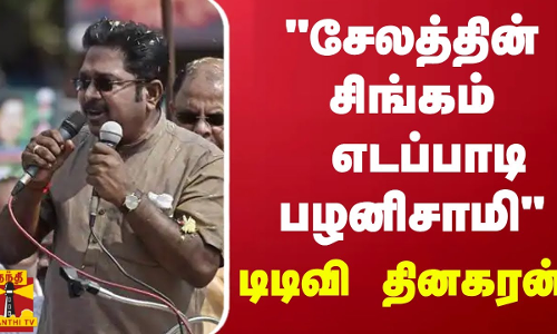 சேலத்தின் சிங்கம் எடப்பாடி பழனிசாமி ஏன் போட்டியிடவில்லை?  -  டிடிவி தினகரன்