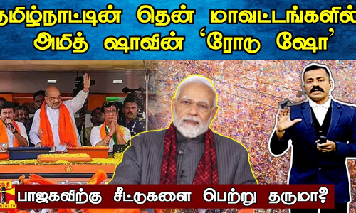 தமிழ்நாட்டின் தென் மாவட்டங்களில் அமித் ஷாவின் `ரோடு ஷோ - பாஜகவிற்கு சீட்டுகளை பெற்று தருமா?
