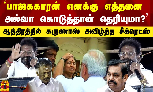 `பாஜககாரன் எனக்கு எத்தனை அல்வா கொடுத்தான் தெரியுமா?` - ஆக்ரோஷத்தில் கருணாஸ் அவிழ்த்த சீக்ரெட்ஸ்