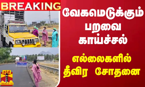 #BREAKING || வேகமெடுக்கும் பறவை காய்ச்சல் - எல்லைகளில் தீவிர சோதனை