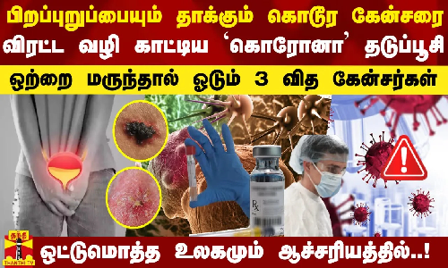 பிறப்புறுப்பையும் தாக்கும் கொடூர கேன்சரை விரட்ட வழி காட்டிய `கொரோனா தடுப்பூசி.. ஒற்றை மருந்தால் ஓடும் 3 வித கேன்சர்கள்.. உலகமே ஆச்சரியத்தில்..!