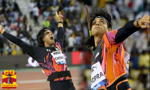 தோஹா டயமண்ட் லீக் தொடர்... ஈட்டியெறிதல் வீரர் நீரஜ் சோப்ரா 2ம் இடம்...