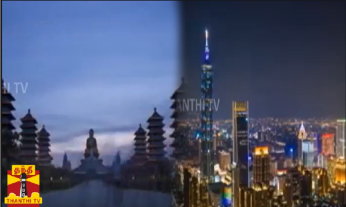 ஊரை சுற்றி காட்டும் பிரமாண்ட கட்டிடம்...ஆட்டம் போடும் ராட்சத திமிங்கலங்கள்...