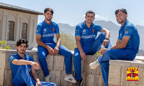 டி20 உலகக்கோப்பை தொடருக்கான புதிய ஜெர்சியை வெளியிட்ட ஆப்கானிஸ்தான்