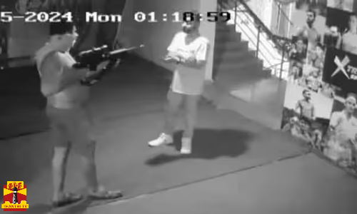 மதுபான பாரில் டி.ஜே கலைஞர் மீது...துப்பாக்கிச் சூடு - பரபரப்பு சிசிடிவி காட்சி மதுபான பாரில் டி.ஜே கலைஞர் மீது...துப்பாக்கிச் சூடு - பரபரப்பு சிசிடிவி காட்சி