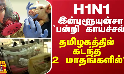 H1N1 இன்புளூயன்சா `பன்றி காய்ச்சல் - தமிழகத்தில் கடந்த 2 மாதங்களில்...?