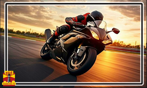 தேசிய நெடுஞ்சாலையில் பைக் ரேஸ் அட்டகாசம்.. கல்லூரி பெண்கள் முன்பு ஸ்டன்ட் செய்து அட்டூழியம்