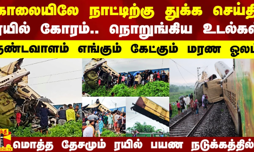 நாட்டை உலுக்கிய ரயில் கோரம்.. பெட்டிக்குள் நொறுங்கிய உடல்கள்.. தண்டவாளம் எங்கும் மரண ஓலம் நாட்டை உலுக்கிய ரயில் கோரம்.. பெட்டிக்குள் நொறுங்கிய உடல்கள்.. தண்டவாளம் எங்கும் மரண ஓலம்