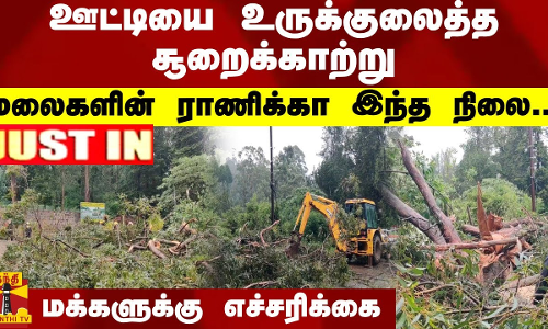 ஊட்டியை உருக்குலைத்த சூறைக்காற்று.. மலைகளின் ராணிக்கா இந்த நிலை..