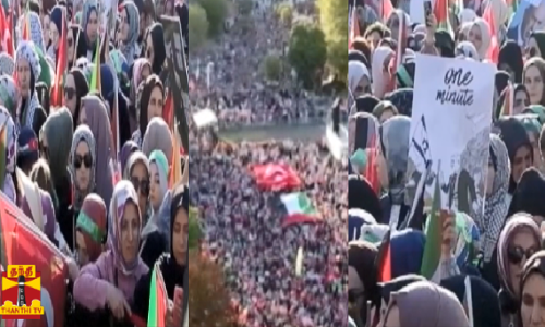 இஸ்தான்புல் நகரில் பதற்றம்...பல்லாயிரக்கணக்கான மக்கள் ஆர்ப்பாட்டம்