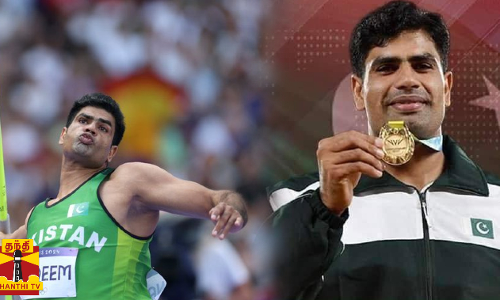 ஒலிம்பிக் சாதனை - தங்கம் வென்ற பாக். வீரர் அர்ஷத் நதீம்