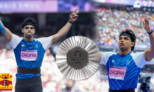 ஈட்டியெறிதல் - வெள்ளி வென்றார் நீரஜ் சோப்ரா