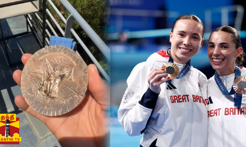 உலக புகழ்பெற்ற ஒலிம்பிக் பதக்கத்திற்கு இந்த நிலையா ? - வீடியோ வெளியிட்டு பகீர் கிளப்பிய போட்டியாளர்