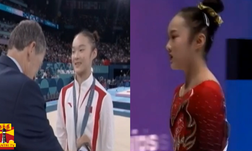 பாரிஸ் ஒலிம்பிக் 2024 - வெள்ளி வென்ற சீனா வீராங்கனை சோ யாக்