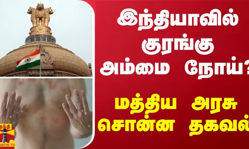 இந்தியாவில் குரங்கு அம்மை நோய்? - மத்திய அரசு சொன்ன தகவல் இந்தியாவில் குரங்கு அம்மை நோய்? - மத்திய அரசு சொன்ன தகவல்