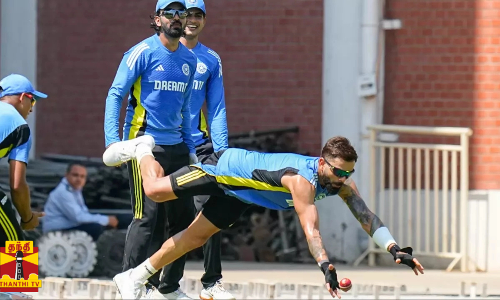 கேட்ச்சிங் போட்டி - கோலி அணி வெற்றி