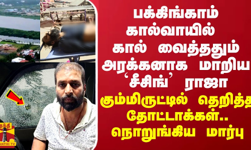 பக்கிங்காம் கால்வாயில் கால் வைத்ததும் அரக்கனாக மாறிய `சீசிங்’ ராஜா - கும்மிருட்டில் தெறித்த தோட்டாக்கள்..நொறுங்கிய மார்பு
