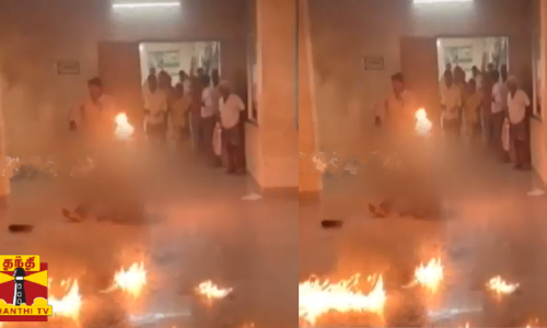 மேல்மலையனூர் வட்டாட்சியர் அலுவலகத்தில் பெட்ரோல் ஊற்றி தற்கொலைக்கு முயன்ற விவசாயி மேல்மலையனூர் வட்டாட்சியர் அலுவலகத்தில் பெட்ரோல் ஊற்றி தற்கொலைக்கு முயன்ற விவசாயி