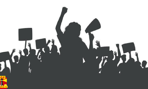 கந்துவட்டி தொல்லையால் தற்கொலை  - உறவினர்கள் மறியல்