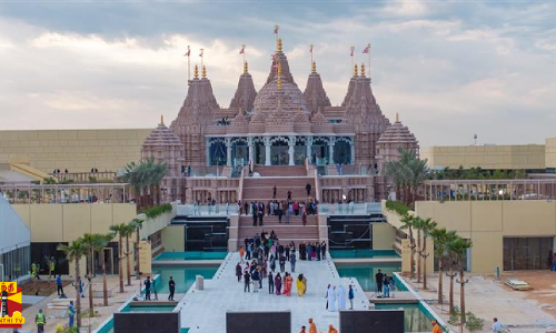 அபுதாபி நாராயணன் கோயிலில் தீபாவளி கொண்டாட்டம்