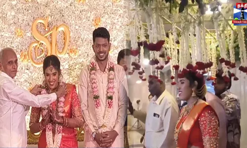 தமிழ்த்தாயின் தலைமகன் அண்ணா வீட்டு திருமணம்... அரசியல் தலைவர்களே இல்லாமல் நடந்த அண்ணா வீட்டு நிகழ்ச்சி தமிழ்த்தாயின் தலைமகன் அண்ணா வீட்டு திருமணம்... அரசியல் தலைவர்களே இல்லாமல் நடந்த அண்ணா வீட்டு நிகழ்ச்சி