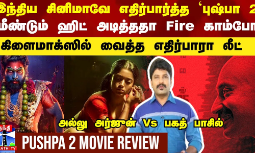 இந்திய சினிமாவே எதிர்பார்த்த புஷ்பா-2..மீண்டும் ஹிட் அடித்ததா Fire காம்போ | Pushpa2 Review