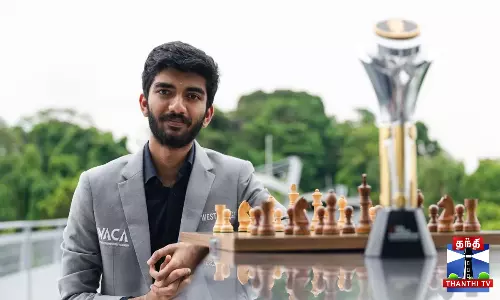 இளம் வயதில் உலக சாம்பியன் பட்டம் சிறுவயது கனவு - குகேஷ்