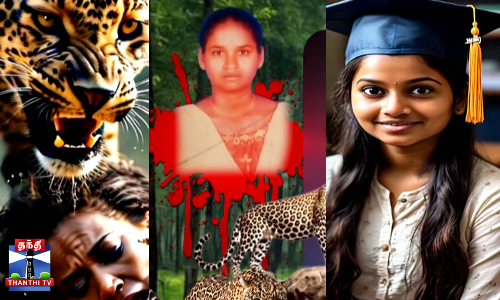 இளம் பெண்ணை கடித்துக் கொன்ற சிறுத்தை ...வீட்டின் அருகே தனியாக நடந்து சென்ற போது விபரீதம்