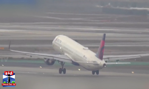 லாஸ் ஏஞ்சல்ஸ் விமான நிலையத்தில் அதிர்ச்சி காட்சி