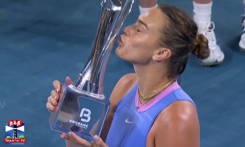 பிரிஸ்பேன் ஓபன் - சபலென்கா சாம்பியன்...