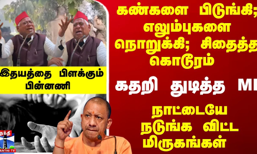 கண்களை பிடுங்கி; பெண்ணை சிதைத்த கொடூரம் கதறி துடித்த MP... இதயத்தை பிளக்கும் பின்னணி