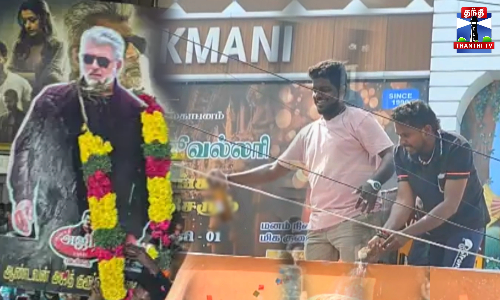 விடாமுயற்சி-ரசிகர்களின் வித்தியாசமான கொண்டாட்டங்கள்