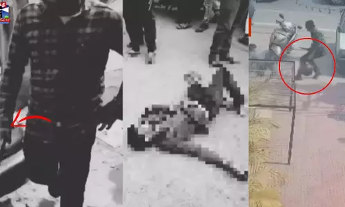 சொத்து தகராறில் தந்தையை கொடூரமாக தாக்கிய மகன்