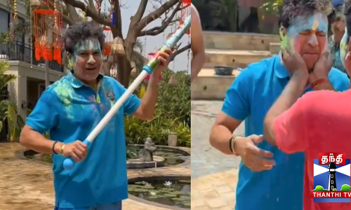 கலர்ஃபுல்லாக ஹோலி கொண்டாடிய இந்திய மாஸ்டர்ஸ் அணி