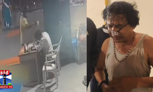 கோவில் ஊழியர் மீது ஆசிட் வீச்சு - அதிர்ச்சிகர சம்பவம்