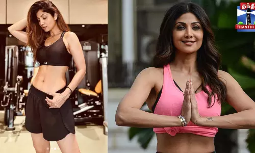 உடற்பயிற்சி மூலம் சேலஞ்ச் செய்த ஷில்பா செட்டி