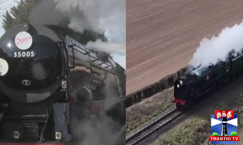 இங்கிலாந்தில் மீண்டும் இயக்கப்பட்ட நீராவி ரயில்