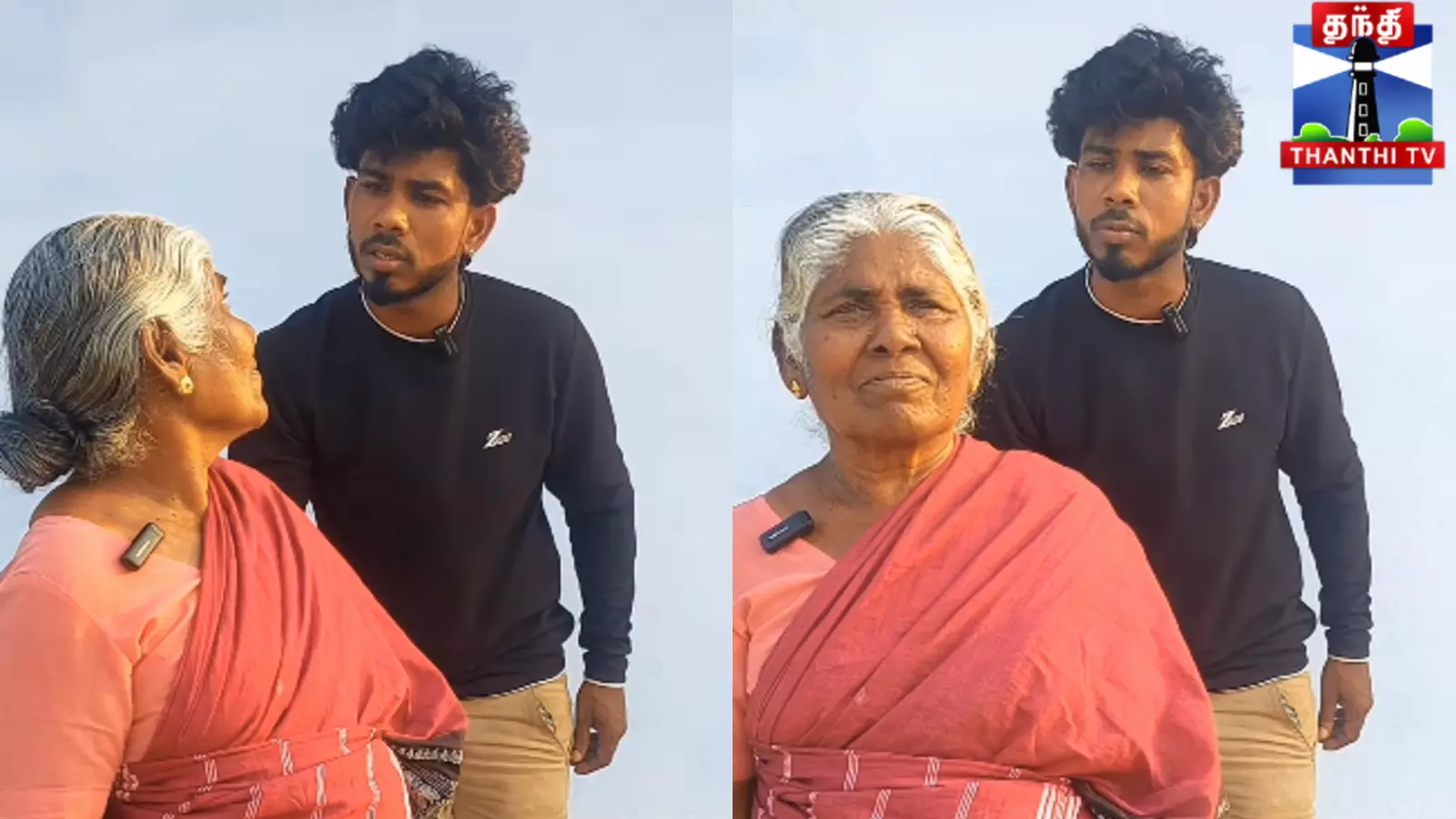 இன்ஸ்டாவில் அலப்பறையைக் கிளப்பும் பாட்டி-பேரன்