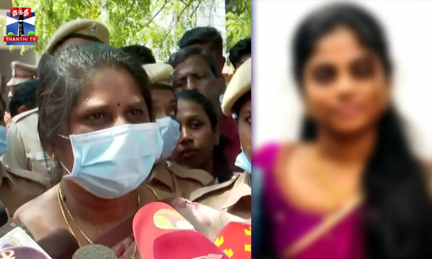 மாணவியை குற்றவாளி என சொல்லவில்லை - கல்லூரி நிர்வாகம் மாணவியை குற்றவாளி என சொல்லவில்லை - கல்லூரி நிர்வாகம்