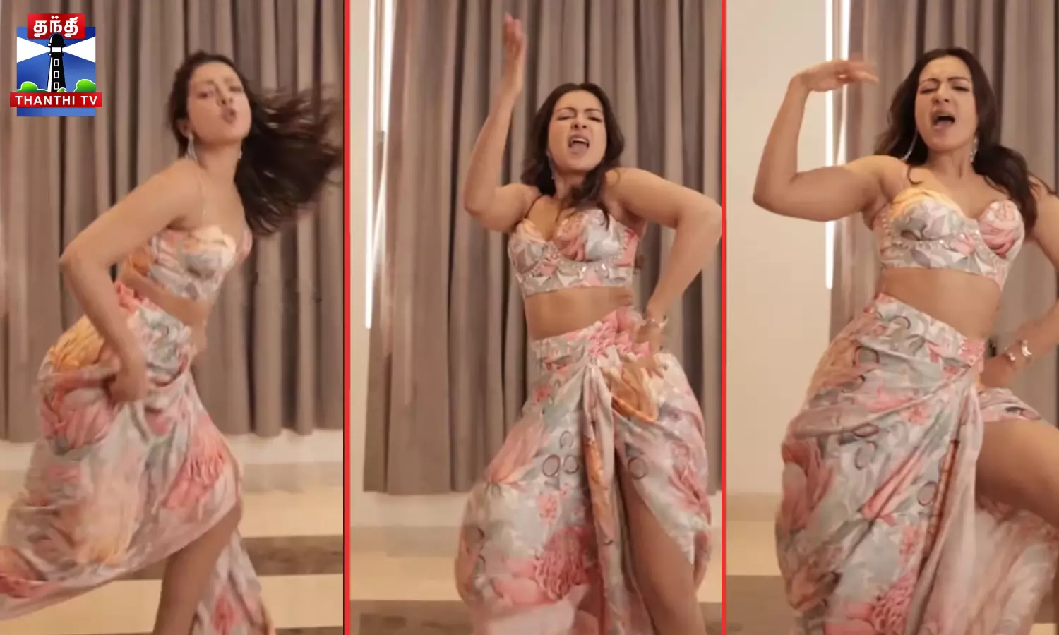 குப்பன் ஹிட் பாடலுக்கு ரீல்ஸ் போட்ட கேத்ரின் தெரசா